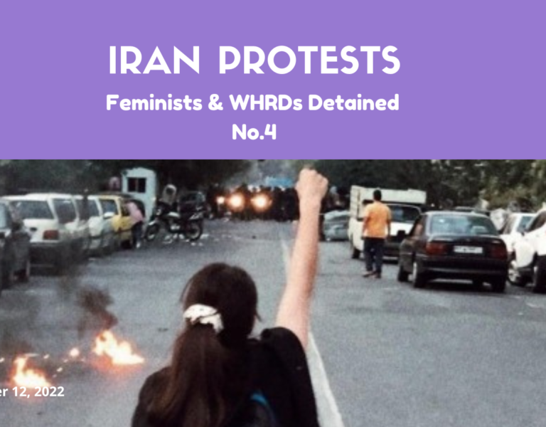 Feminists and WHRDs Detained – Report 4