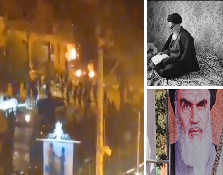 Protesters Set Fire to Ayatollah Khomeini’s House/SABC News