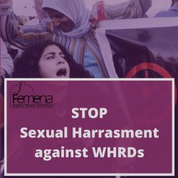 Stop Sexual Harassment Against WHRDs