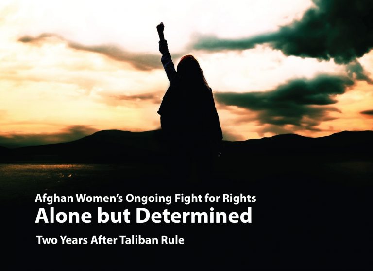 Alone but Determined: Afghan Women’s Ongoing Fight for Rights, Two Years After Taliban Rule